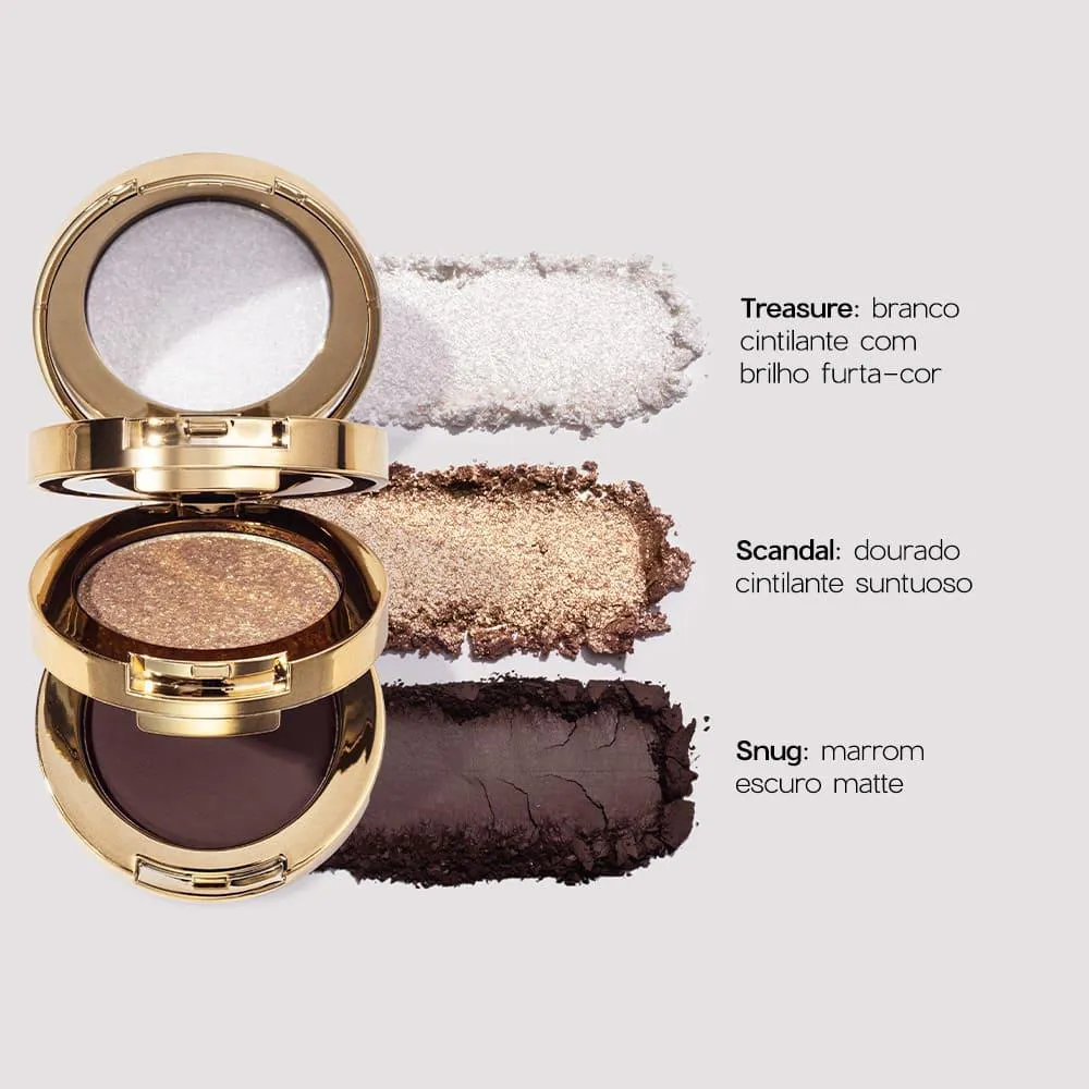 Trio de Sombras Nádia Tambasco By Océane - 3 To Go Palette Jewel 7,8g