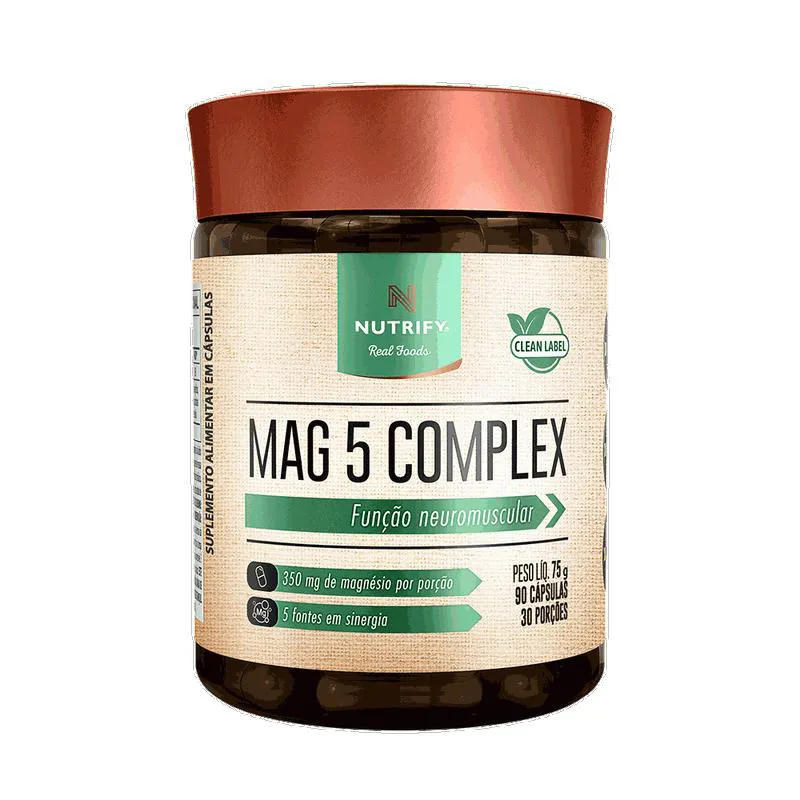 Mag 5 Complex (90 Cápsulas) - Nutrify