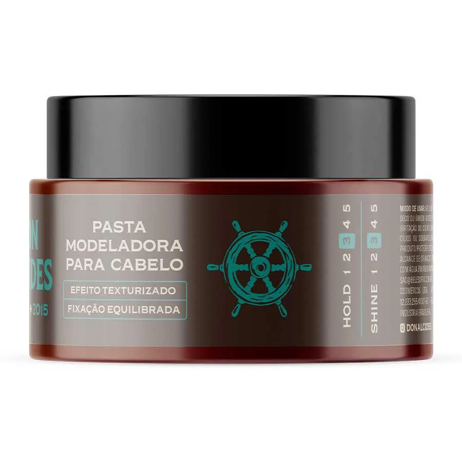 Pasta Fiber Calico Jack Pomada para Cabelo Média Fixação 80G Don Alcides