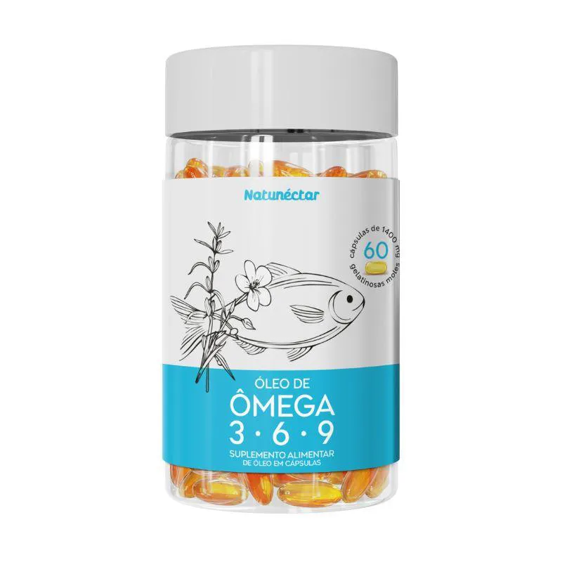 Óleo de Ômega 3 - 6 - 9 Natunectar - 60 Cápsulas