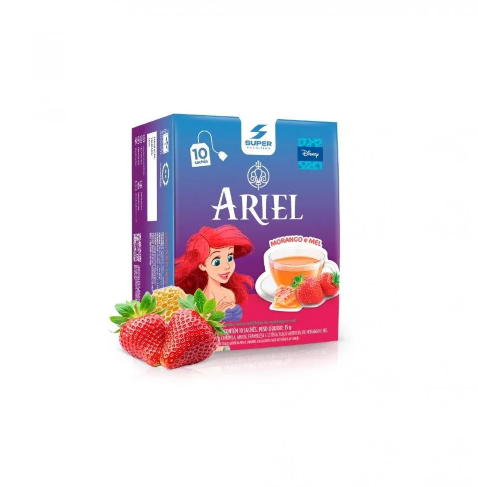 Desinchá Disney (10 Sachês) - Sabor: Morango e Mel