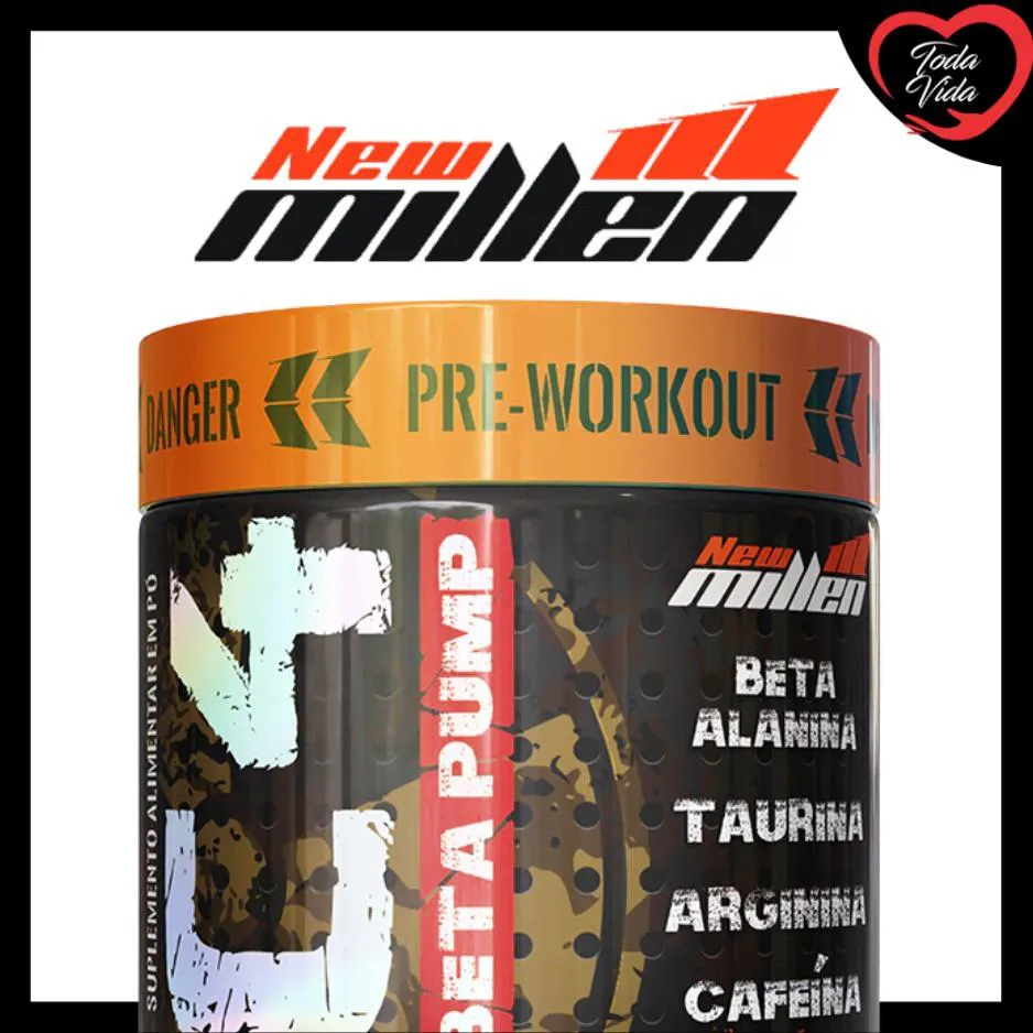 C4 Beta Pump 225g - Pre Treino - New Millen Frutas Amarelas