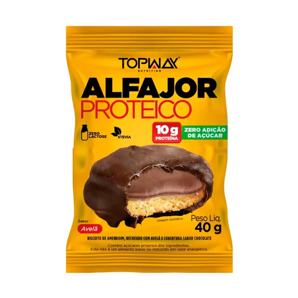 Alfajor Proteico Topway 40g