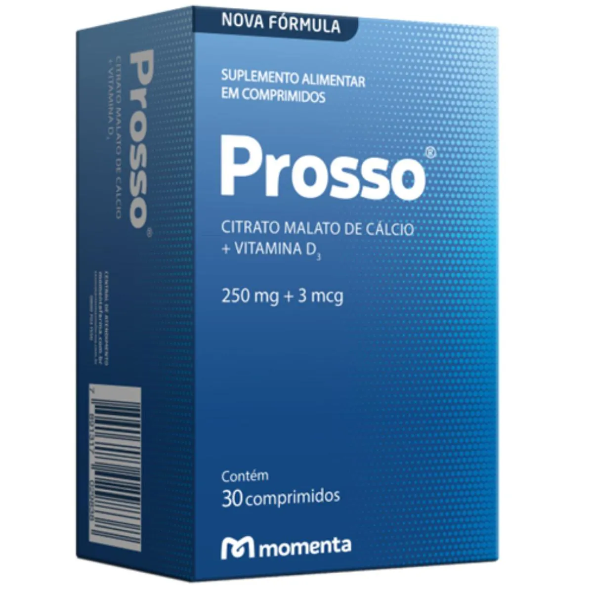 Suplemento Prosso Citrato Malato Cálcio C30 - Momenta