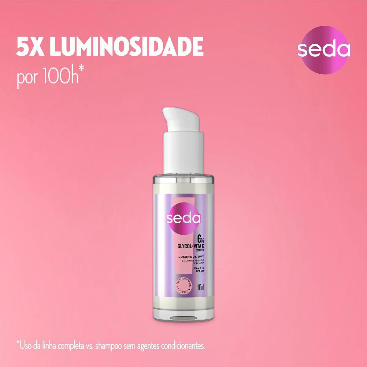 Leave-In Sérum Seda Luminous UV 110ml