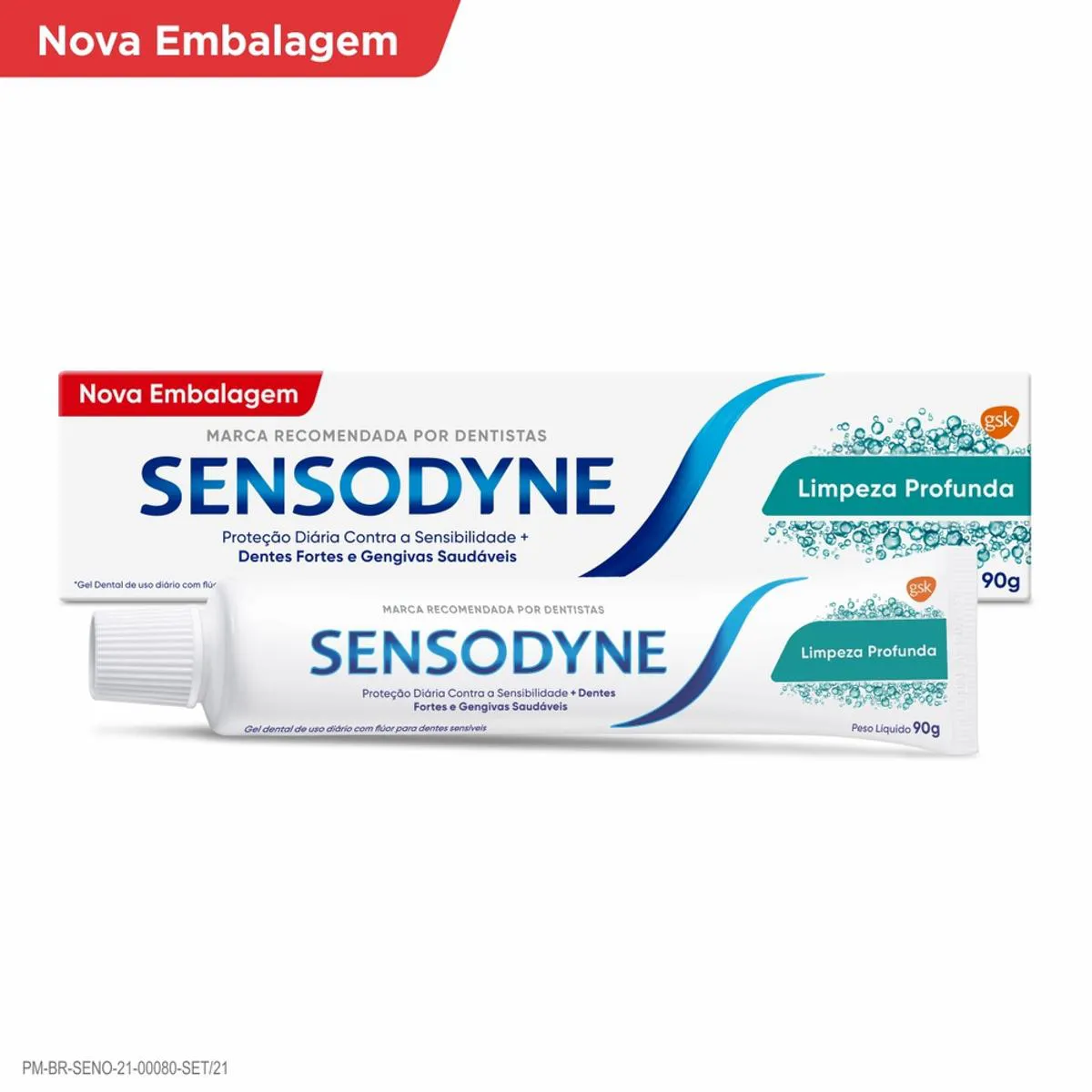 Creme Dental Sensodyne Limpeza Profunda 90g