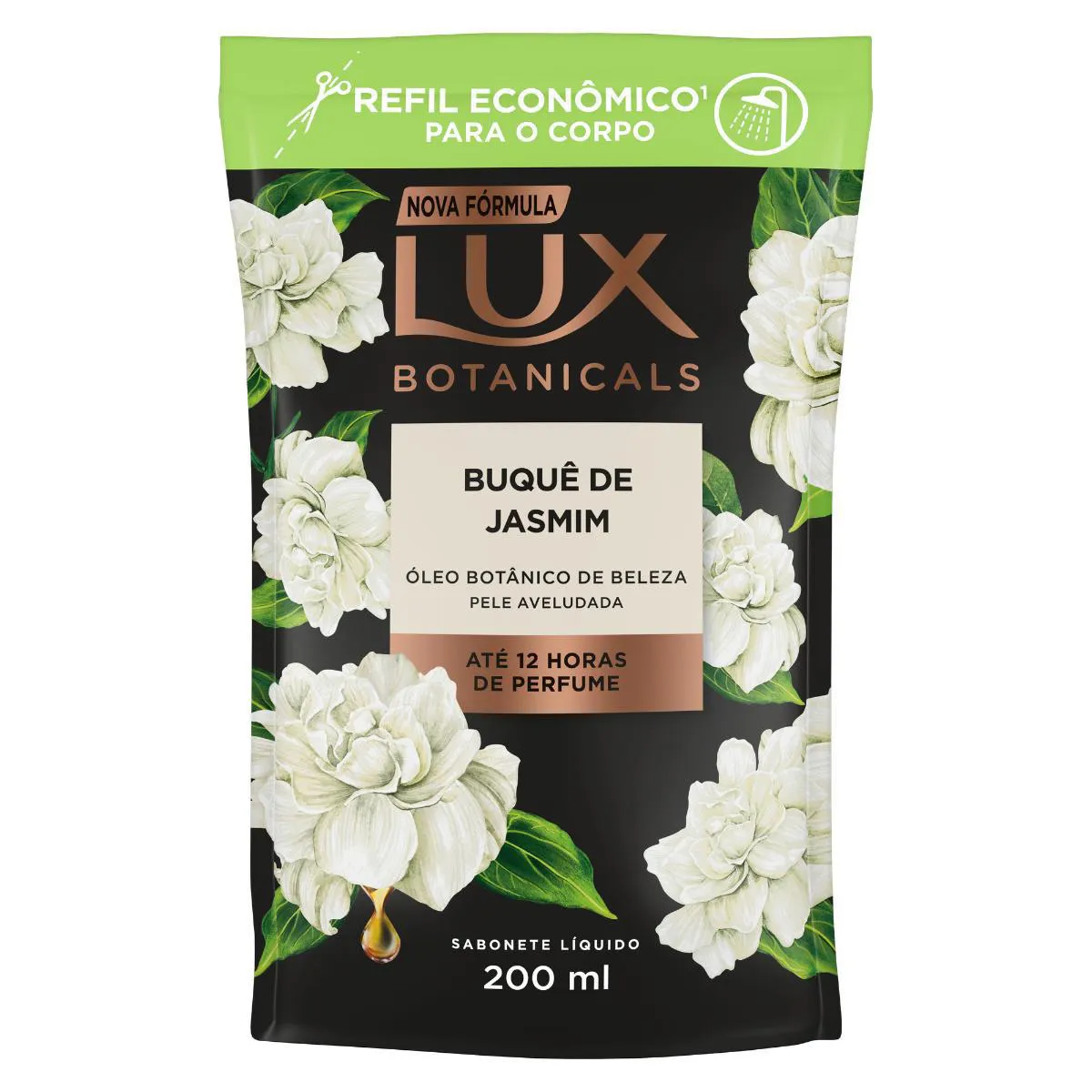 Refil Sabonete Líquido Lux Botanicals Buquê de Jasmim 200ml