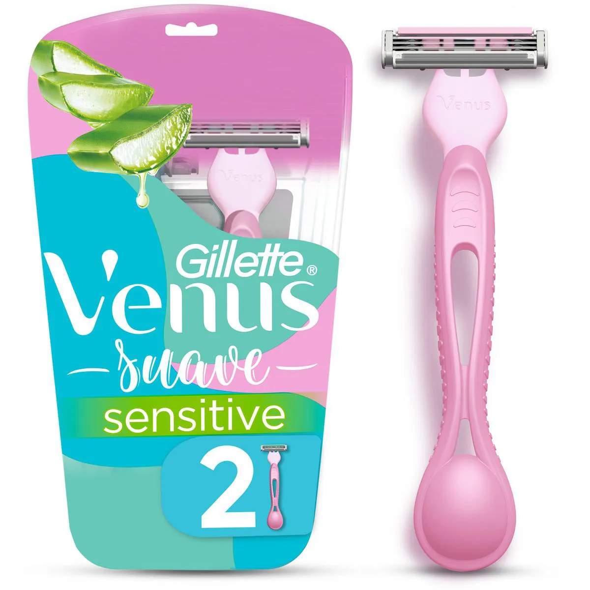 Aparelho de Depilar Gillette Venus Sensitive Feminino 2 unidades