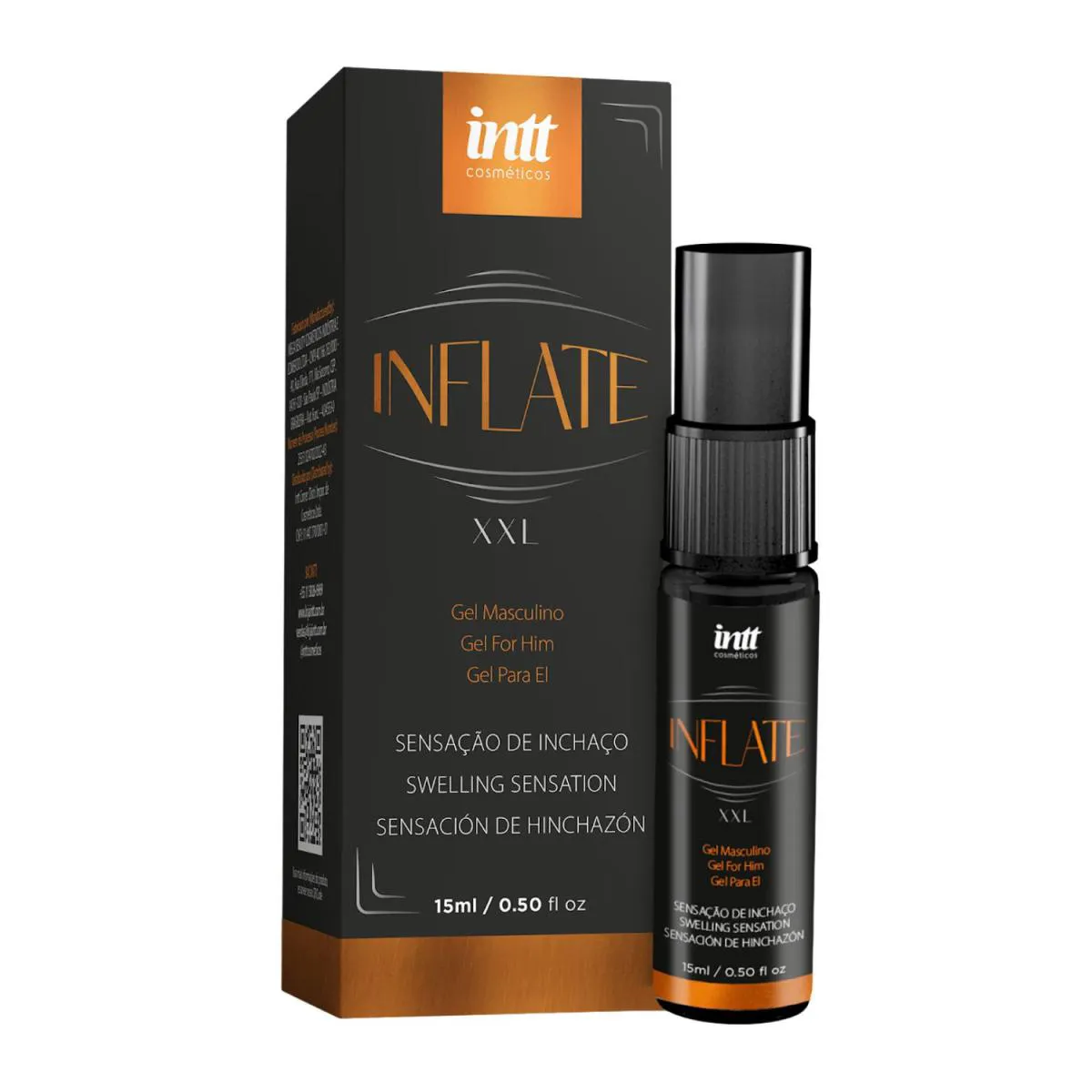 Inflate Gel Masculino Sensação de Inchaço - Intt