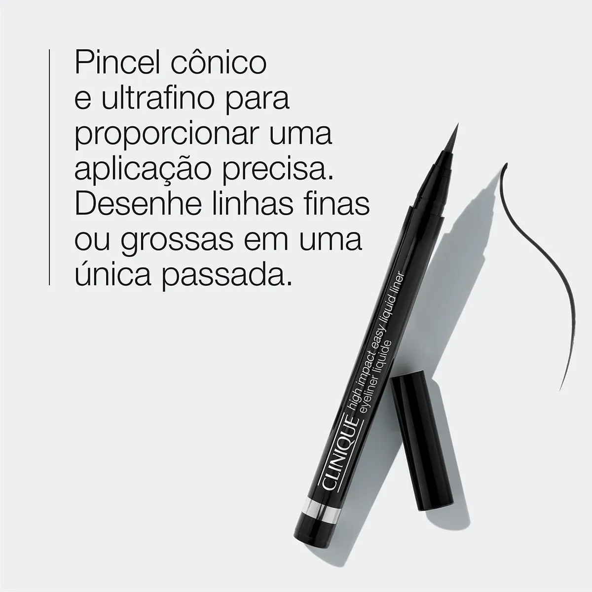 Caneta Delineadora Clinique High Impact Easy Liquid Black 0,67g