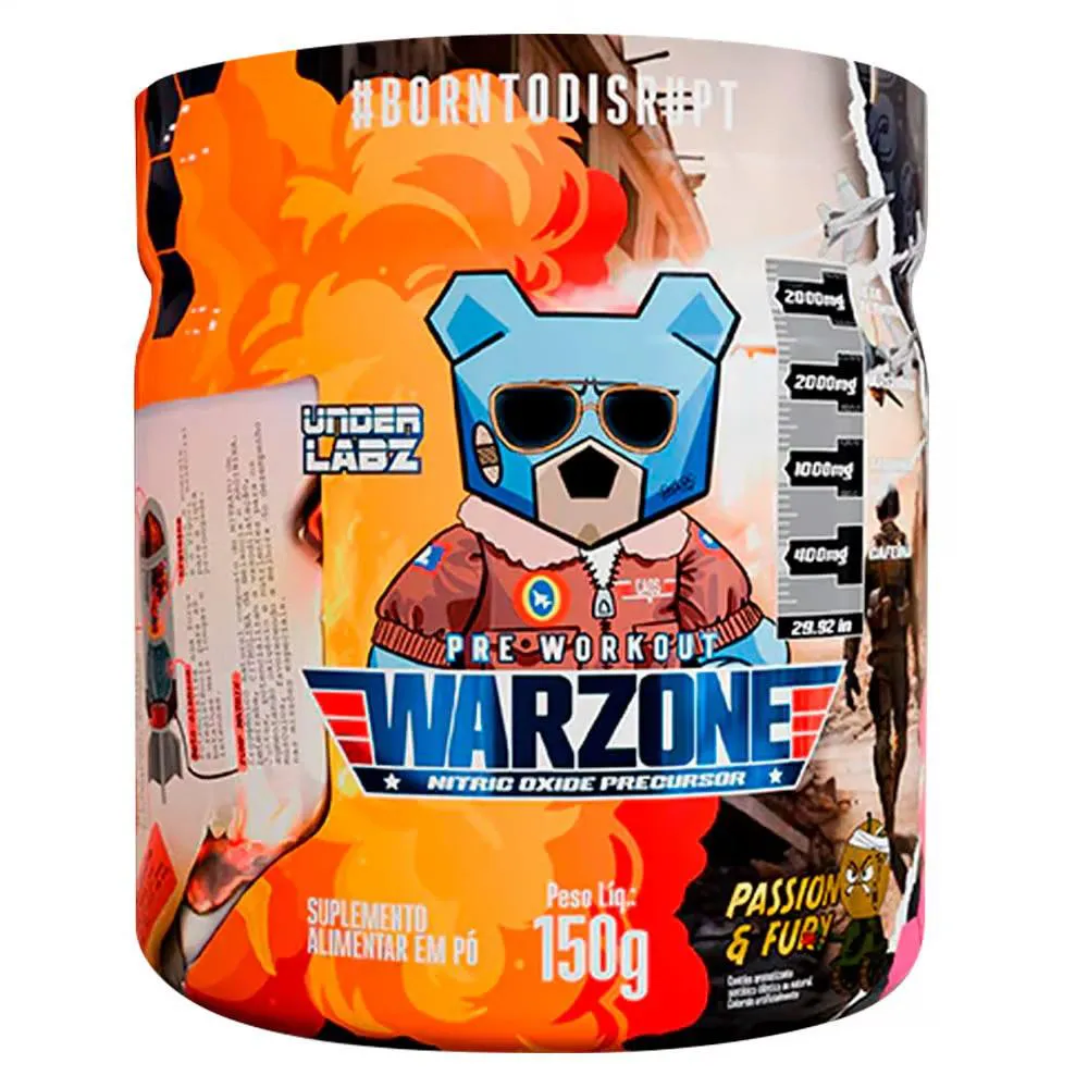 PRE-WORKOUT WARZONE UNDER LABZ - 150G Purple Heart Punch
