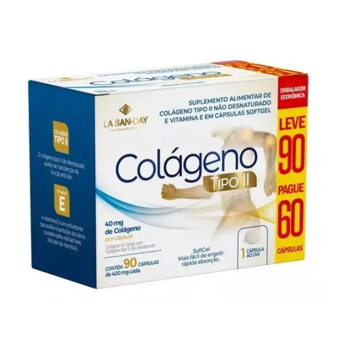 Suplemento Colágeno Tipo Ii Não Desnaturado C90 – La San Day