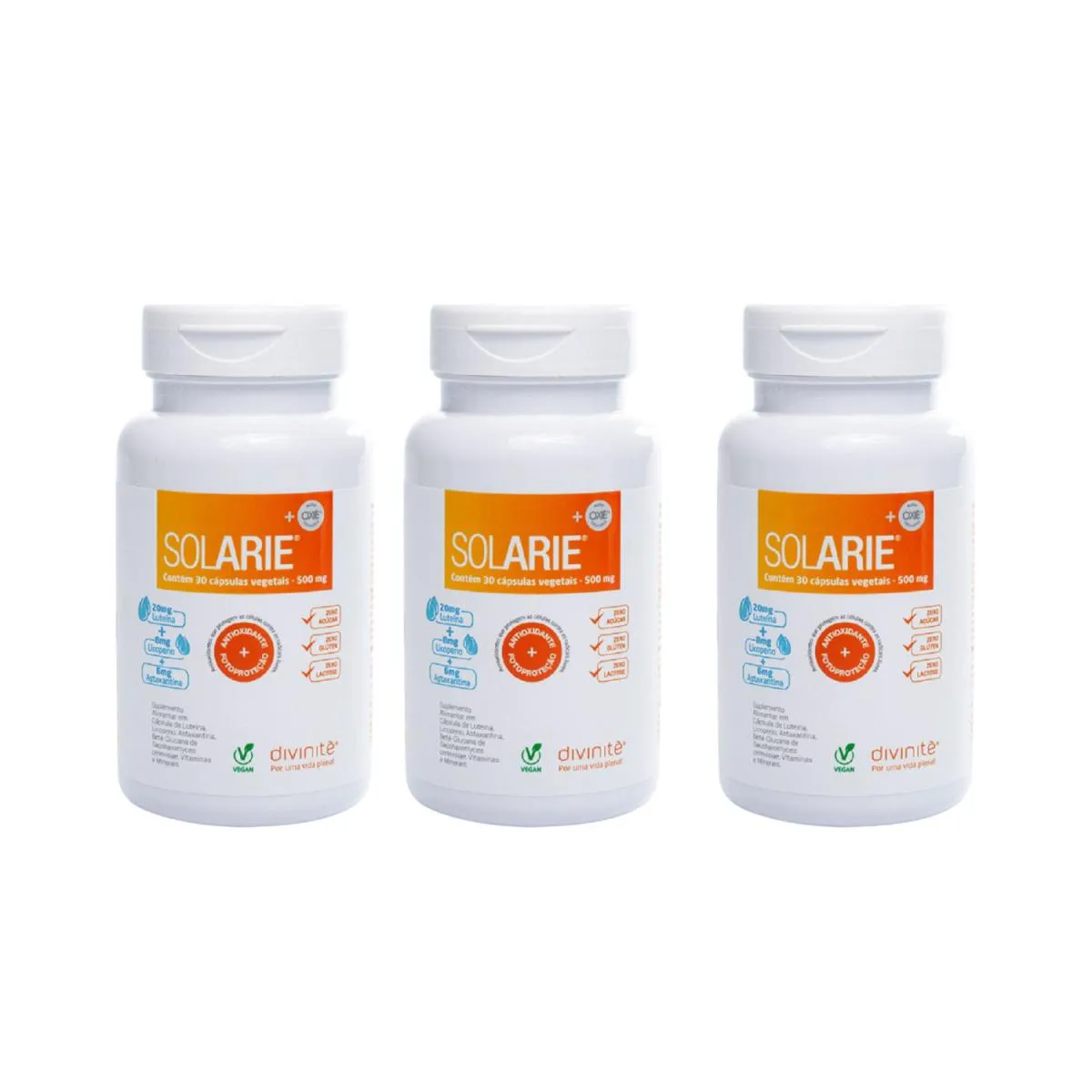 Kit C3 Vitamina Solarie + Pinus Pinaster 60 cápsulas - Divinitè