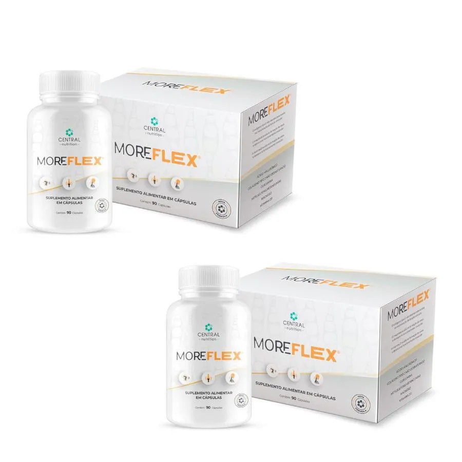 Kit com 2 Moreflex 90 cápsulas - Central Nutrition