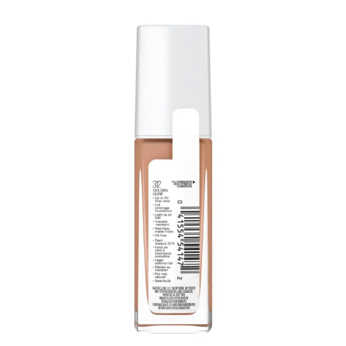 Base Longa Duração Maybelline Superstay Full Coverage 30ml - 312 Golden