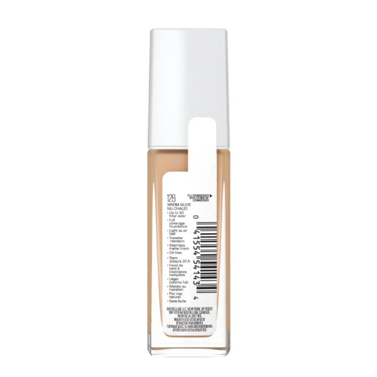 Base Longa Duração Maybelline Superstay Full Coverage 30ml - 128 Warm Nude
