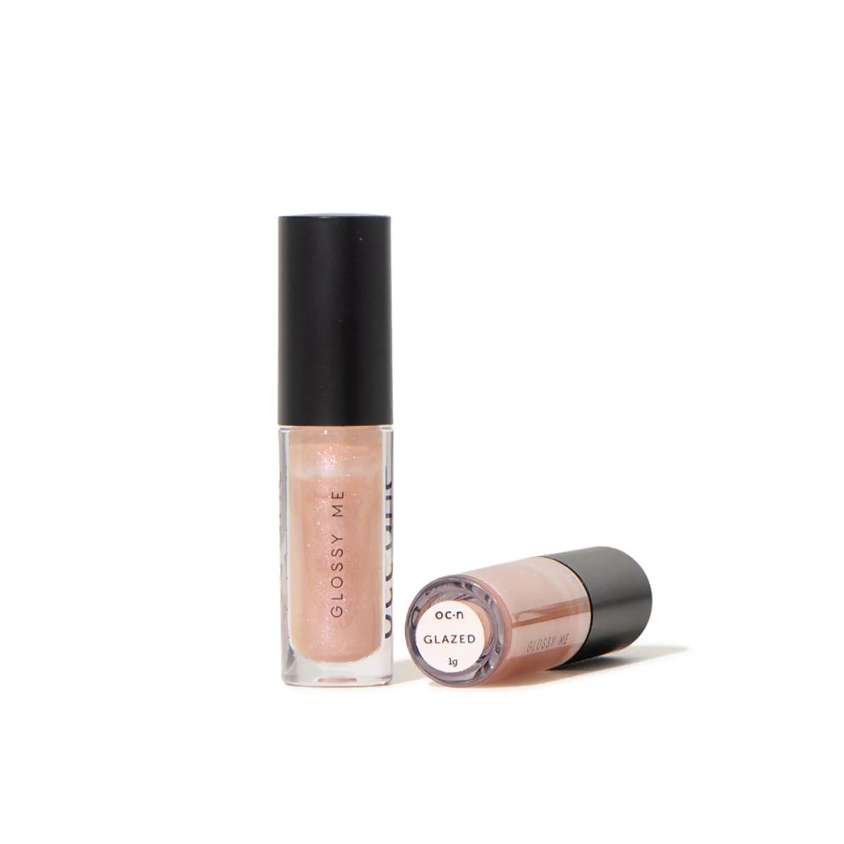 Mini Brilho Labial Oceane Glossy Me Glazed Transparente 1g