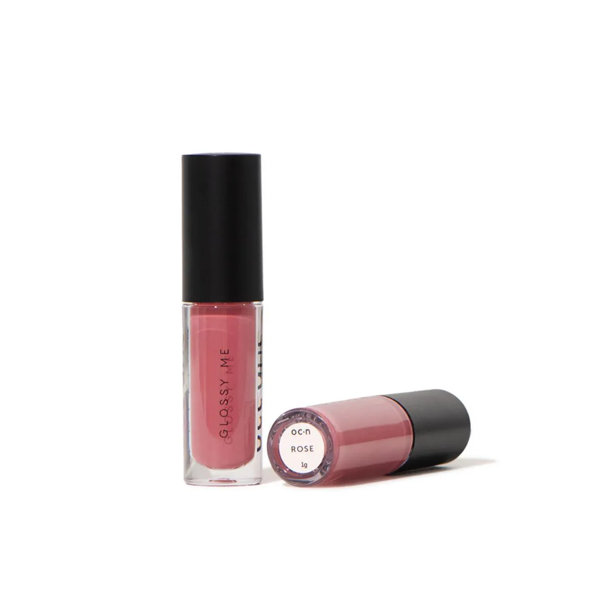 Mini Brilho Labial Oceane Glossy Me Glazed Rosa 1g