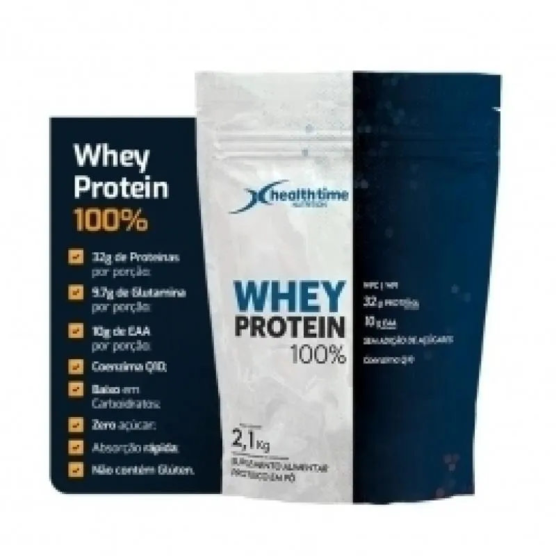 Whey Protein 100% Refil (2,1kg) - Sabor: Cookies E Cream