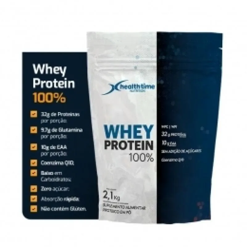 Whey Protein 100% Refil (2,1kg) - Sabor: Leitinho
