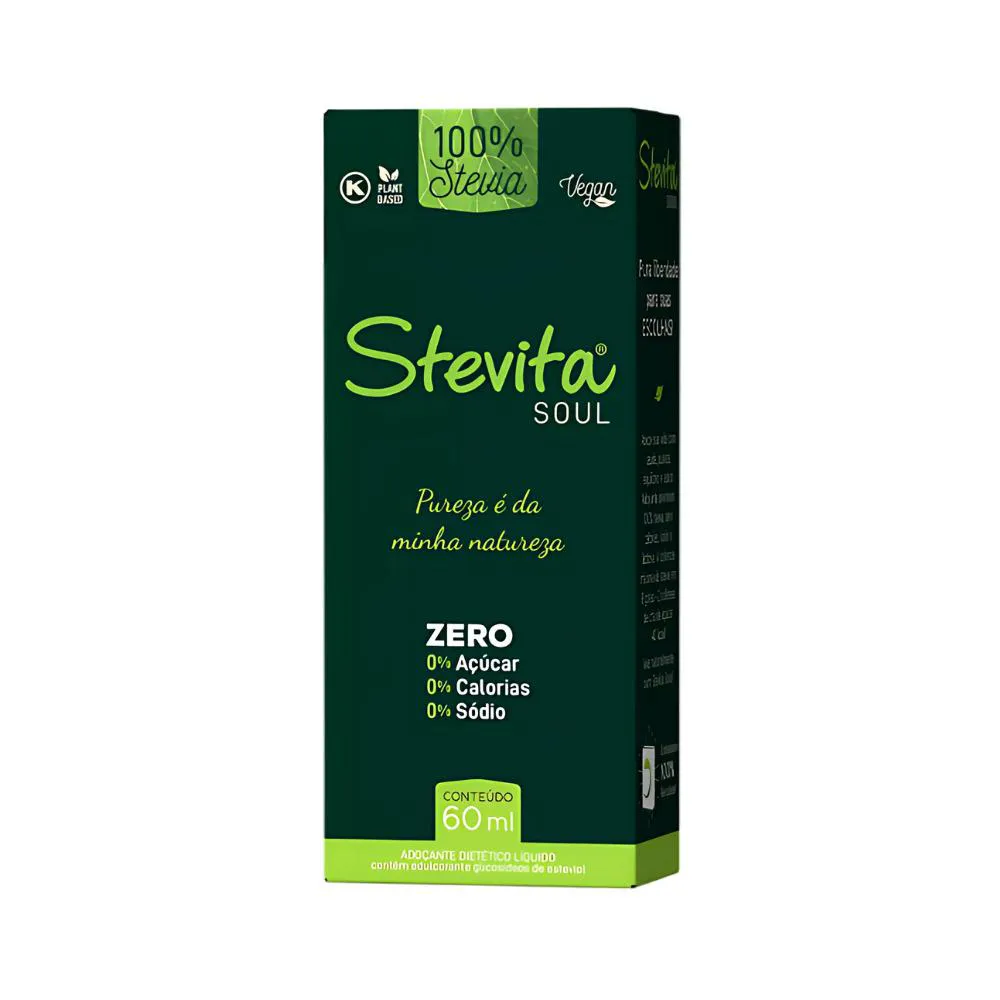Adoçante de Stevia Stevita Soul 60ml U Unica