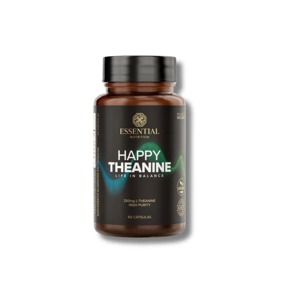 Happy Theanine Essential Nutrition 60 cápsulas U Unica