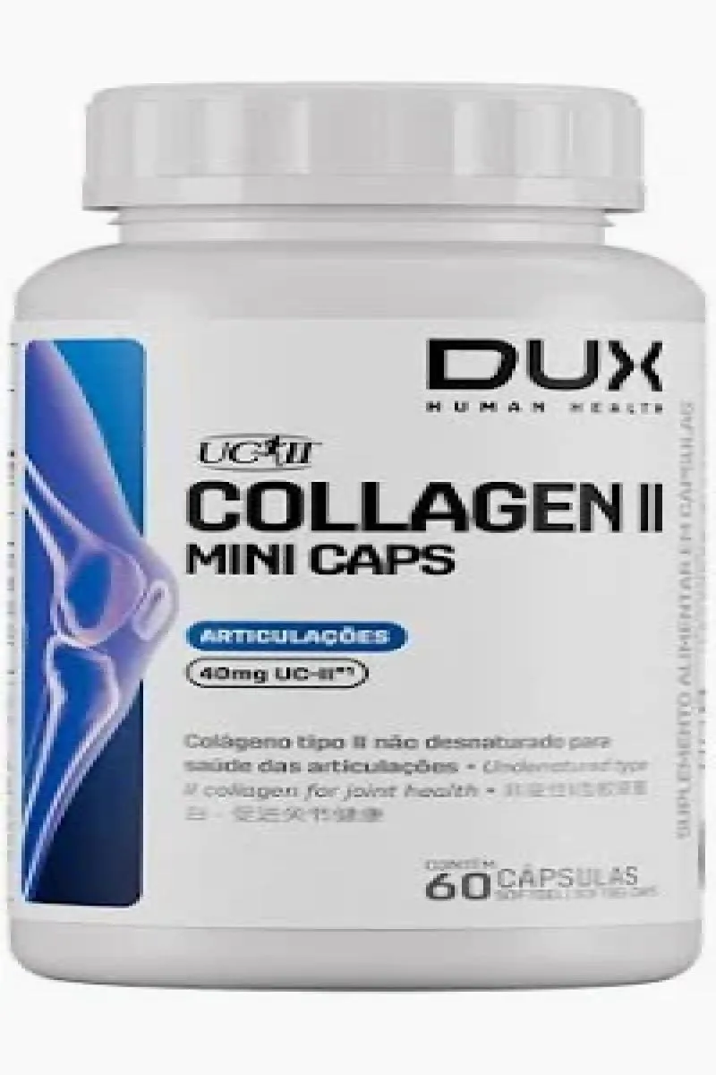 Colágeno Tipo 2 sem Sabor 60 Caps Dux