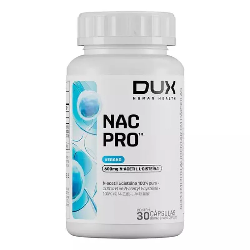 Nac Pro N-acetil Cisteína Pote 30 Capsulas Dux