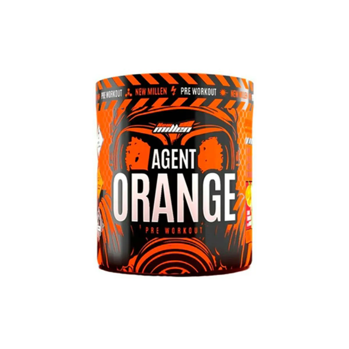 Pré-treino Agent Orange 250g Tangerina com Morango New Millen