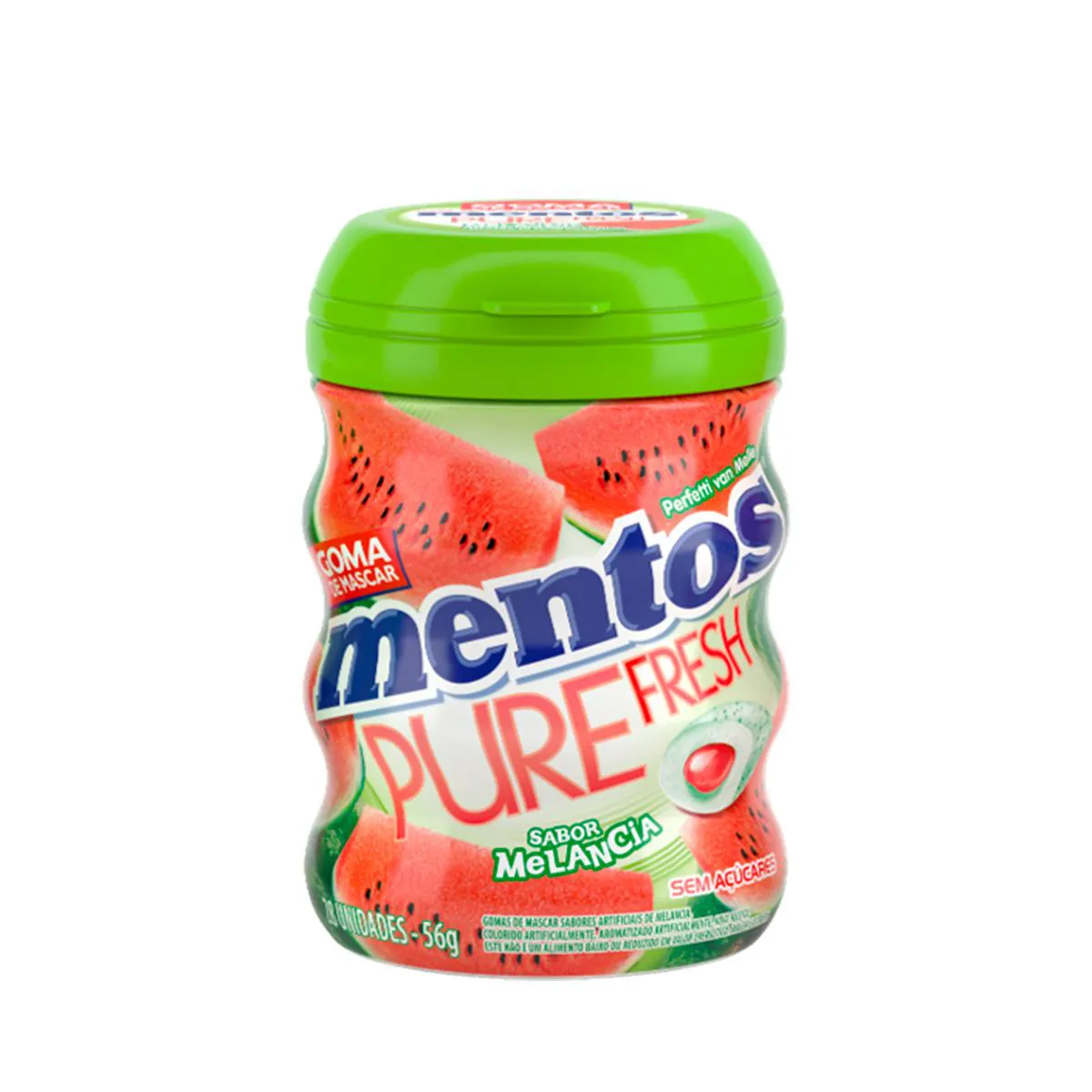 Mentos Pure Fresh Melancia Zero Açúcar 28 Unidades