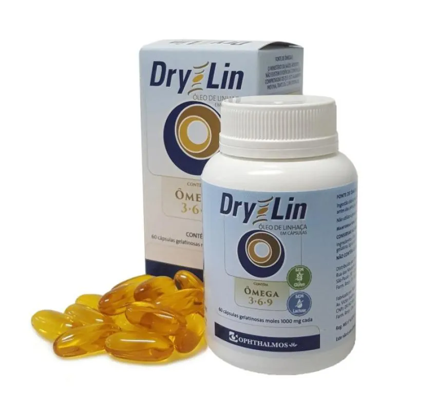 Dry Lin Suplemento Alimentar Ophtalmos 60Cps