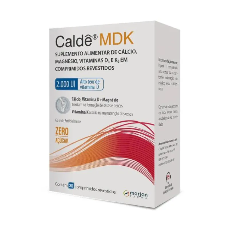 Caldê Mdk 2.000Ui Suplemento Alimentar Marjan 30Cpr