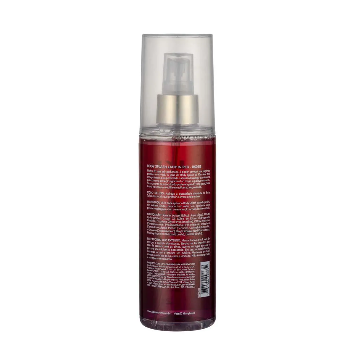 Body Splash Kiss New York Lady In Red 200ml