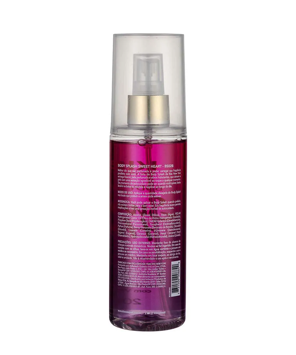 Body Splash Kiss New York Sweet Heart 200ml