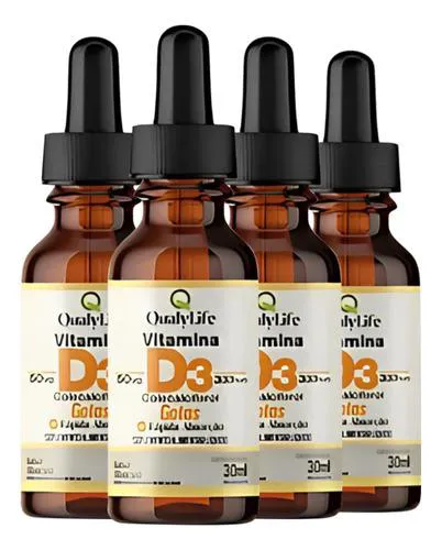 Vitamina D3 Gotas 4 X 30ml Qualylife