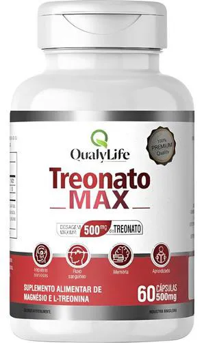 Magnésio Treonato 60 cápsulas Qualylife