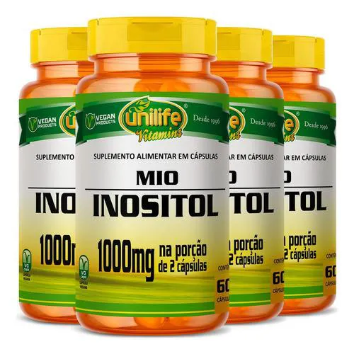 Mio Inositol 4 X 60 cápsulas Unilife
