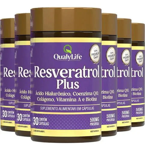 Resveratrol Plus 6 X 30 cápsulas Qualylife