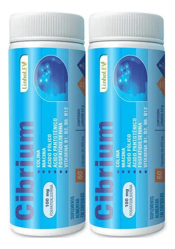 Acido Folico Cibrium 2 X 60 Capsulas Linho Lev