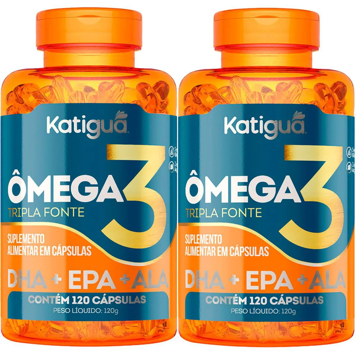 Ômega 3 Tripla Fonte 2 X 120 cápsulas Katiguá