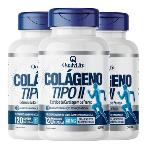 Colágeno Tipo 2 3 X 120 cápsulas Qualylife