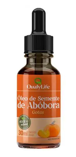 Óleo de Semente de Abóbora em Gotas 30ml Qualylife