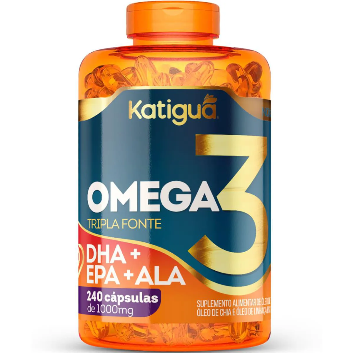 Ômega 3 Tripla Fonte 240 cápsulas Katiguá