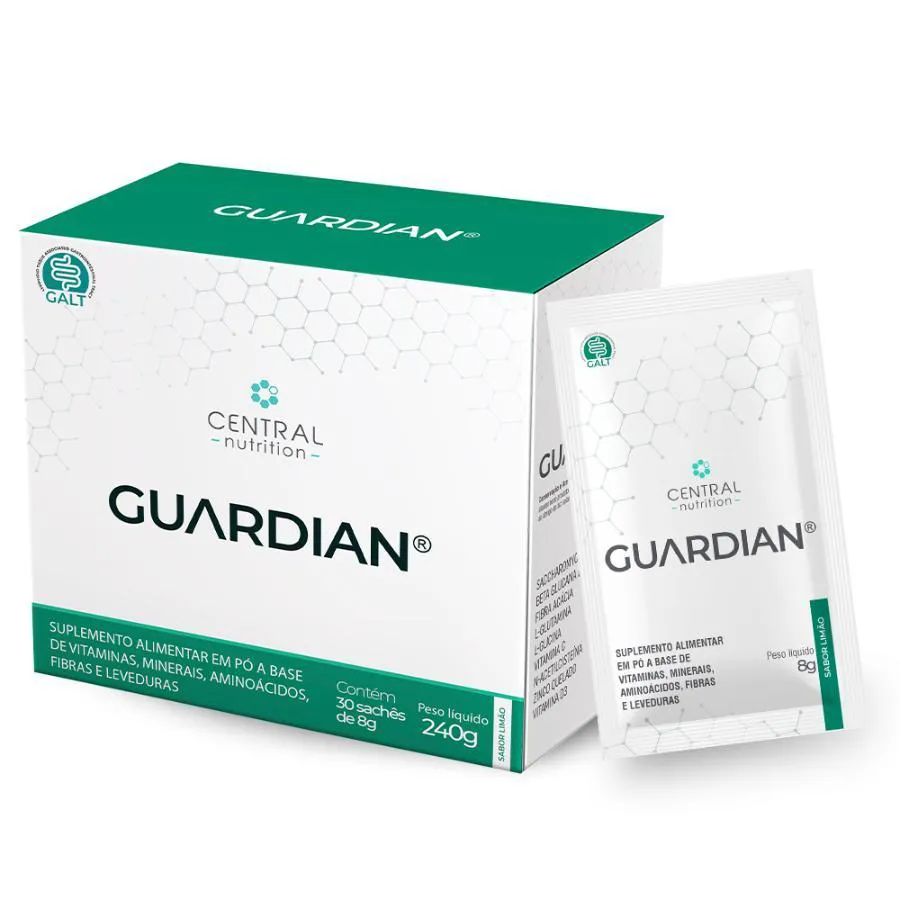 Guardian 8,5g - 30 Sachês - Central Nutrition Limão