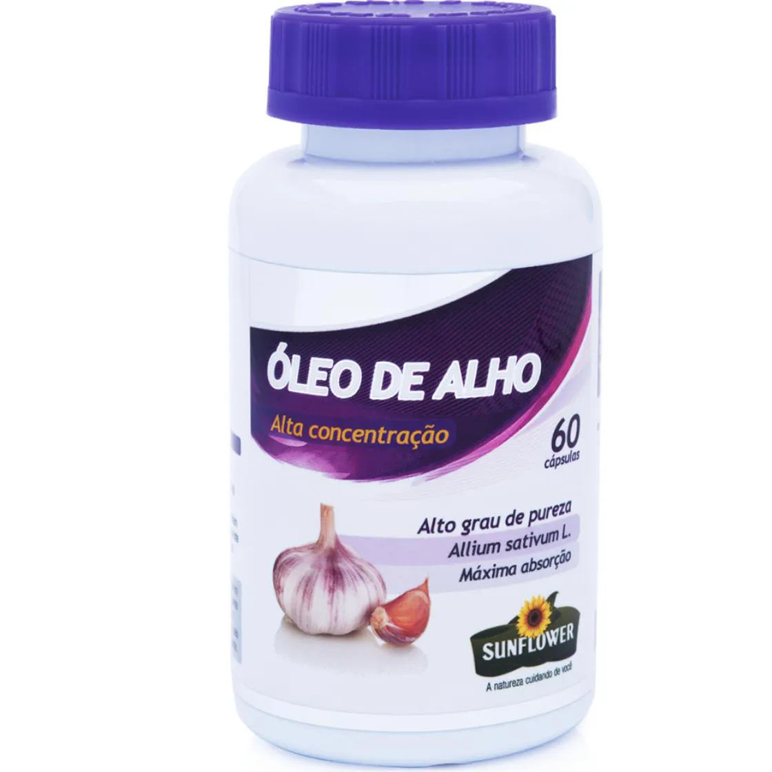 Óleo de Alho Desodorizado 700mg 60 cápsulas - Sunflower