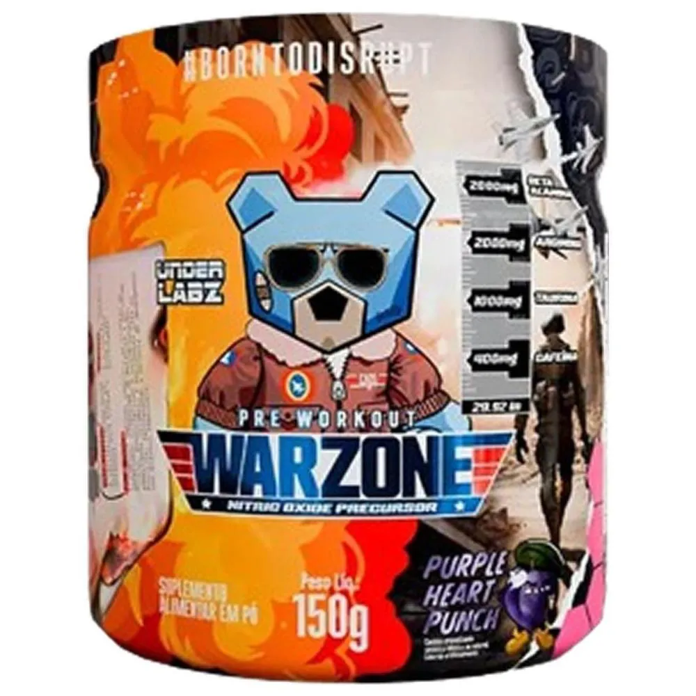 Pré Workout Warzone Blood Battle Under Labz 150g