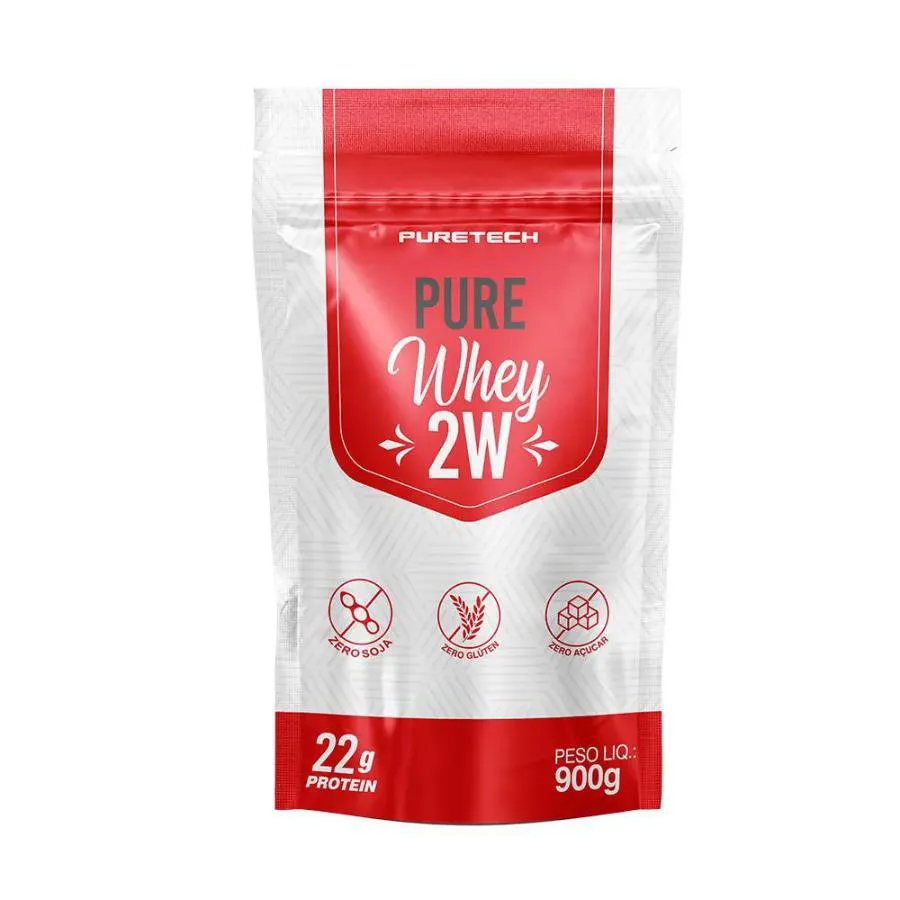 WHEY PROTEIN PURE 2W 900G REFIL - PURETECH  Chocolate