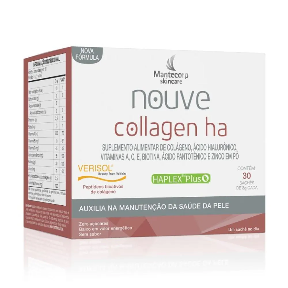 Suplemento Alimentar Nouve Collagen Ha 30 Unidades