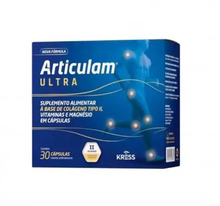 Articulam Ultra Suplemento Alimentar de Colágeno Kress 30Cps
