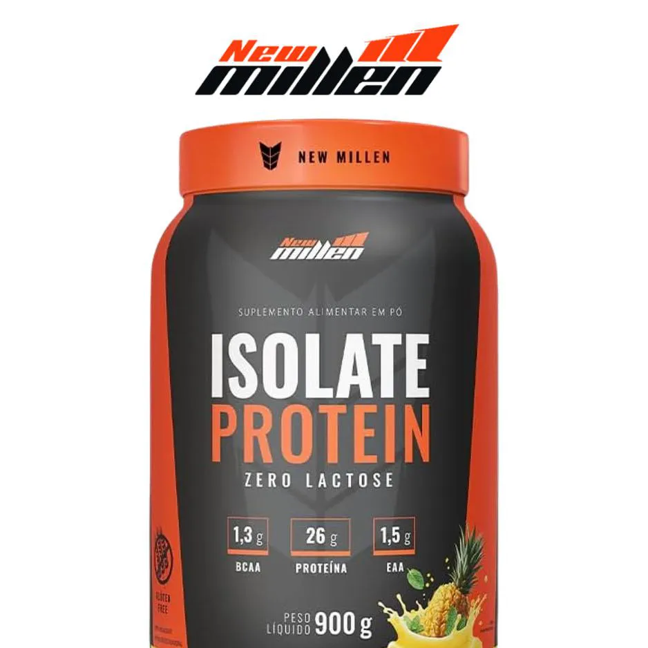 Isolate Proteina da Carne New Millen 900g Abacaxi C/ Hortela